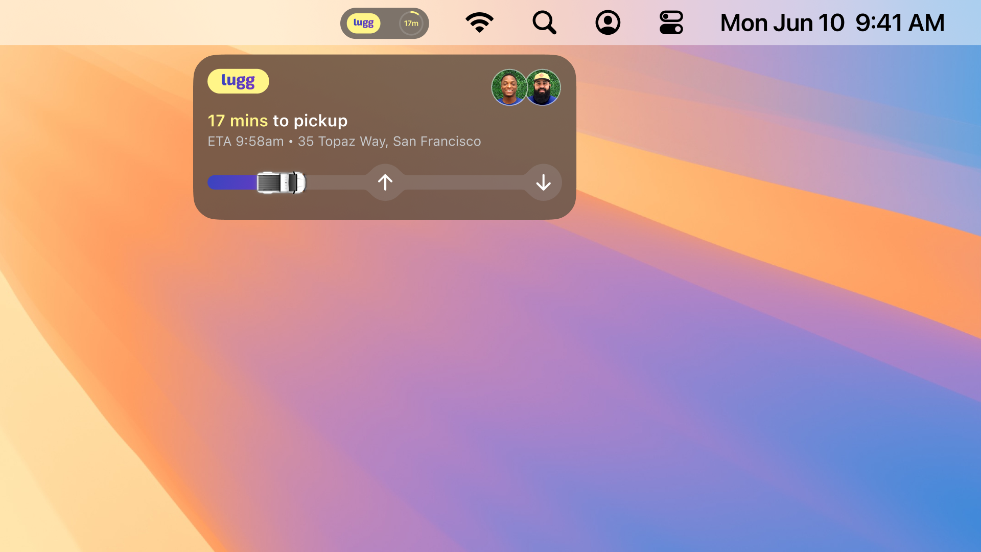 Update notification on Lugg delivery on macOS