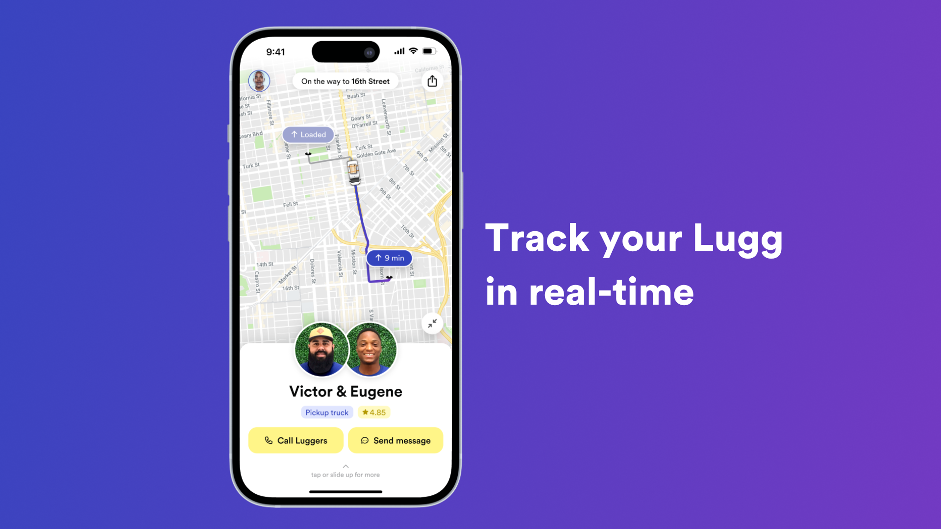 How to easily track your movers in real-time on the Lugg app and lugg.com | Lugg On-Demand Mov